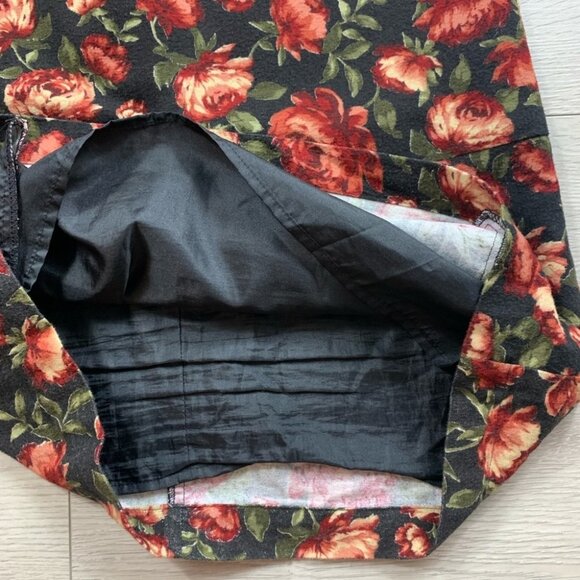 Maeve Anthropologie Rose Floral Print Short Sleeve Shift Dress - Picture 5 of 11